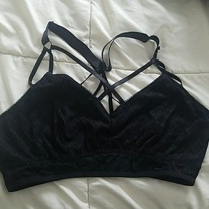 Strappy Black Bralette